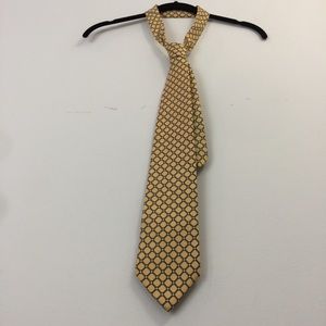 346 Brooks Brothers Silk Yellow Printed Tie